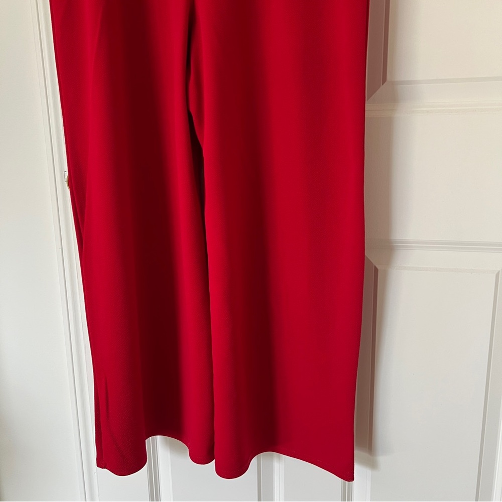 Boohoo Red Sleeveless Jumpsuit - Picture 10 of 10